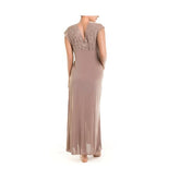 Long Lace Nightgown 2 Piece Lace Bodice Long Nighty Best Sleepwear Beautiful Loungewear
